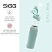 Sigg - Edelstahl Trinkflasche - Shield ONE Glacier - Für Kohlensäurehaltige Getränke Geeignet - Auslaufsicher - Federleicht - BPA-frei - Outdoor & Fitness - Hellblau - 0,75L