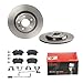 Produktbild 2 Bremsscheiben Voll 300 mm + Bremsbeläge Hinten von Brembo Voll (1420-55718) Bremsensatz Bremsanlage Bremsen-Kit,Bremsenset, Bremsscheiben, Bremsbeläge, Bremsen-Set, Beläge, Bremsbelag,