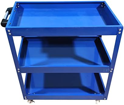 HYGRAD® Multi-Function Workshop Garage DIY Tool Storage Trolley Wheel Cart Tray 3 Tier/Shelf 3 levels UK BLUE