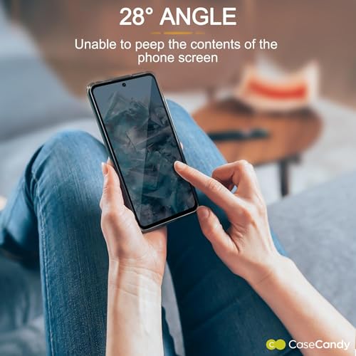 Image of Casecandy - (2 Pack Privacy Tempered Glass Screen Protector for Samsung Z Fold 6 - HD Anti-Spy Glass Guard for Front Display, Scratch Resistant, Bubble-Free Installation
