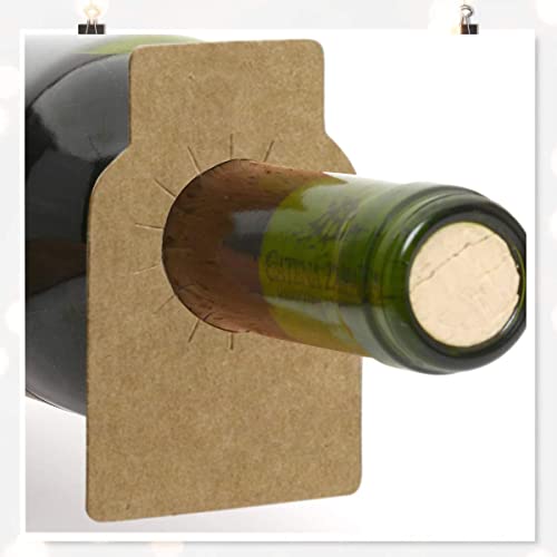 200 stuks flessenhanger-etiketten - kraftpapier wijnfles labels flessenhanger papier hangend wijnetiket beschrijven voor… - Image 7