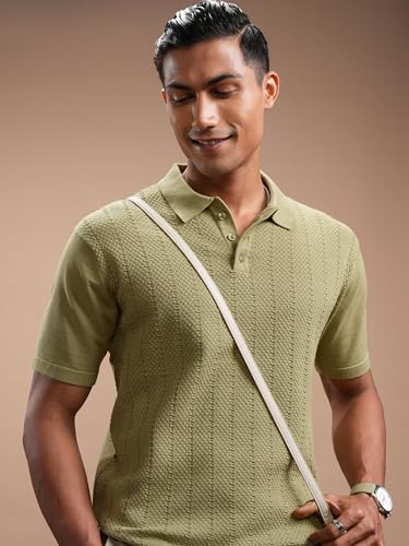 Image of Highlander Men's Polo Tshirt | Flat Knit | Regular Fit | Polo T-Shirt for Man