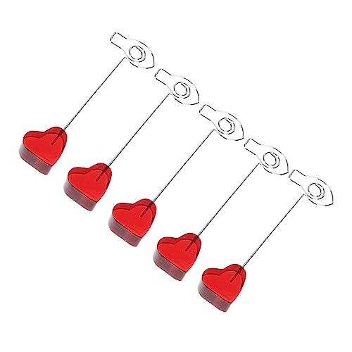 BCOATH 5Pcs Fish Shaped Note Clip Holders Vertical Fixing Clips for Photos Cards Menus Unique Desktop Decor Lightweight Adornment for Home Party Decoration