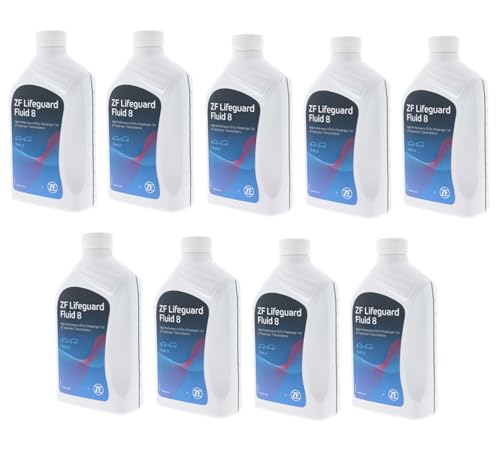 For Audi BMW Jaguar Land Rover Set of 9 Liters Auto Trans Fluid ZF LIFEGUARD 8