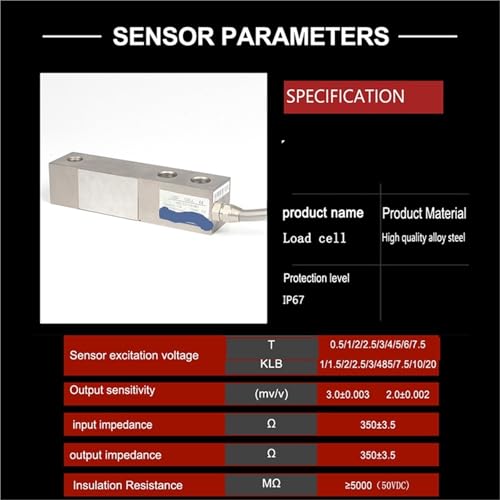 Célula de carga 2T sensor industrial de alta resistencia para pesaje 2