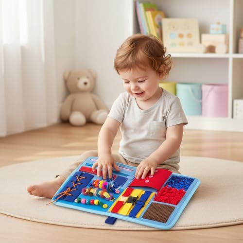 Couverture Fidget sensorielle, cadeau bien-être pour grands-parents - 2