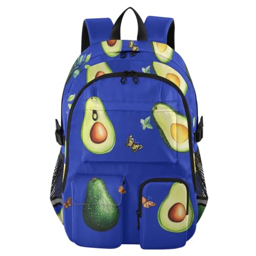 Mochila escolar de 44.5 cm con gran capacidad para libros y equipaje