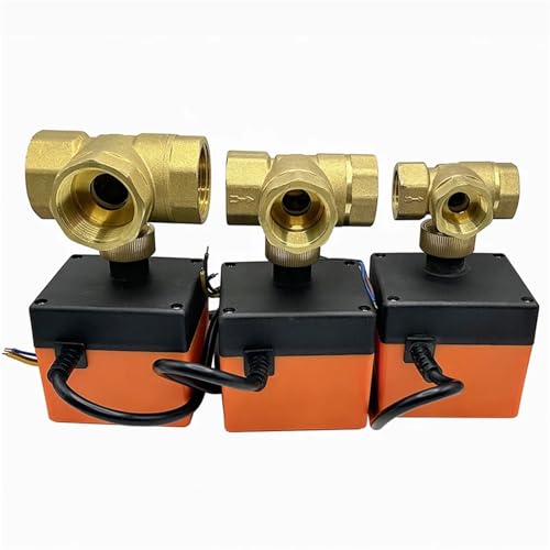 Vanne motorisée 3 voies DN25 type L 220V pour éviter les blocages de flux