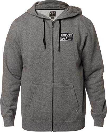Fox Racing Pro Circuit Zip Hoodie-Heather Graphite-L