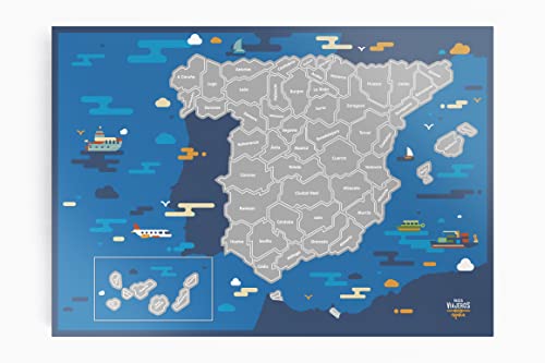 Mapa rascable España