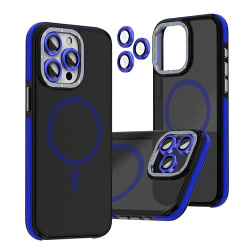 Coque iPhone 14 Plus protection caméra verre pour éviter les rayures bleu