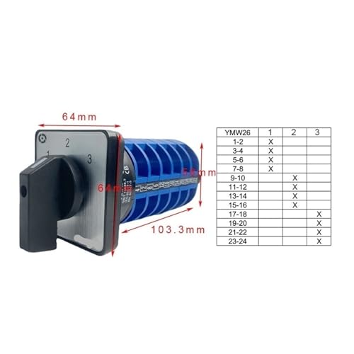 Commutateur à came LW26-32 32A inverseur de source came rotatif 660V