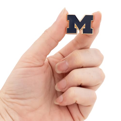 Image of Desert Cactus University of Michigan Magnetic Metal Lapel Pin (C)