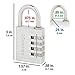 Master Lock 643D Set Your Own Combination Padlock, 1 Pack, Silver