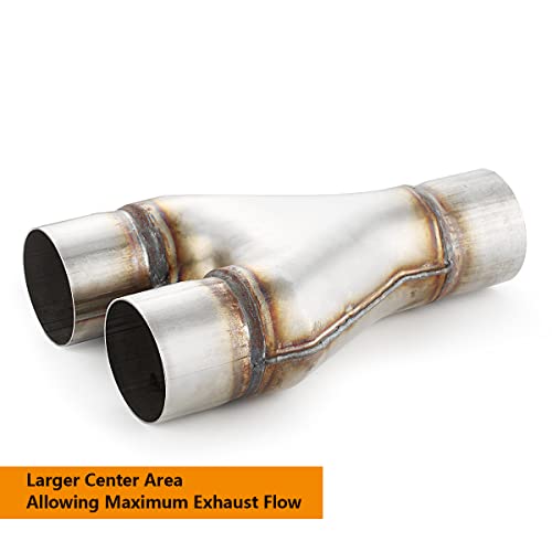 A-KARCK 2.5-Inch Stainless Steel Exhaust Y Pipe Review - Image 4