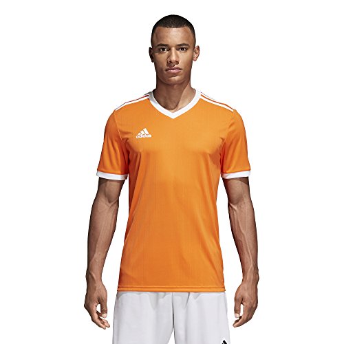 adidas Tabela 18 Jersey - Men's Soccer S Orange/White