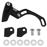 Be In Your Mind Mountainbike Kettenführungsset ISCG05 Rahmen Vorderrad Anti-Drop Inklusive Kettenführung Kunststoff Abstandshalter Metall Abstandshalter Schrauben für meistene Mountainbikes Schwarz