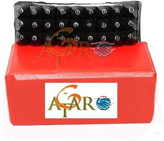 ATAR 0.8mm 1/32" Alphabet Stamp Punch Tools for Metal Jewelry Blanks ATPA0.8
