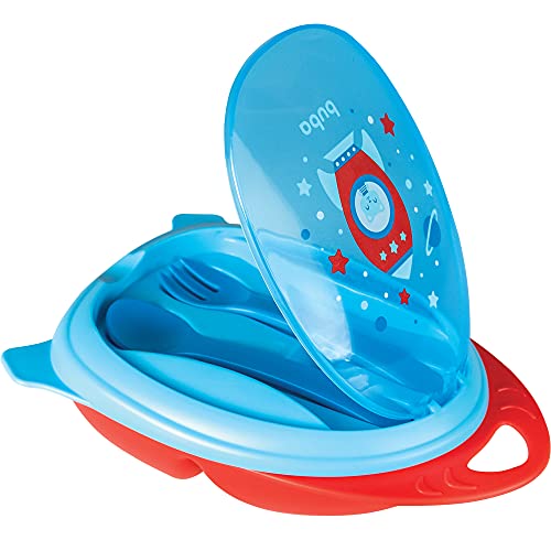 Buba Kit Refeicao Com Talher - Foguete Azul Buba