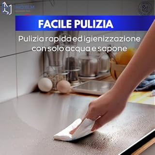 INOXLM Tagliere Spianatoia per impastare Piano da Lavoro in Acciaio Inox Varie Misure per Cucina, Bar e Ristorante (60x50 Piega 2 cm)
