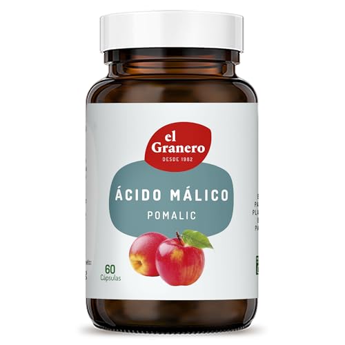 El Granero Integral - Pomalic - 60 Cápsulas - Elaborado a Base de Ácido Málico y Manzana - Incremento de la Energía - Ideal para Deportistas