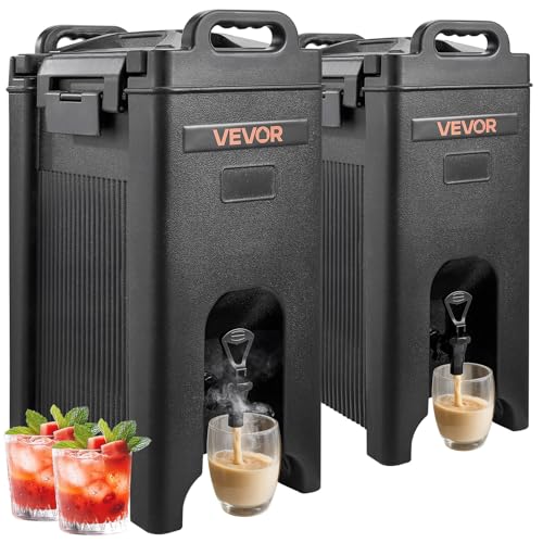 Distributeur de Boissons Isotherme 2x19 L VEVOR pour servir chaud et froid sans prise