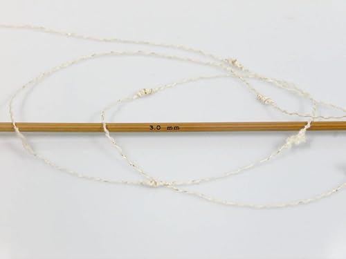 Ice Yarns 54241 Cream Gold Mini Slub With Metallic Cotton Blend Yarn thumb #1