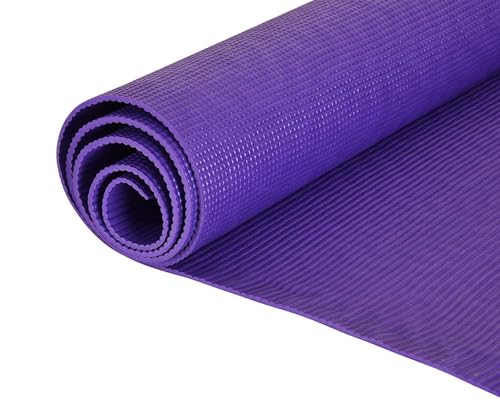 Image of Yoga Mats For Women and Men Exercise For Home Workout Gym Anti Slip EVA Material Yoga Mat 4Mm For Kids Gym Mats (Multicolor, 4 mm)
