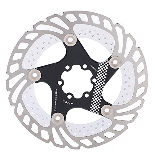 Disc Brake Rotor Black CNC Engraving Anodized Bike Accessories for Mountain Biking