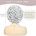 Bettecos Old Lady Wig Costume Set for Women Short Curly Grandma Wig and Glasses Silver White Granny Wigs for Old Woman Cosplay Halloween Party (Silver White/Old Lady)