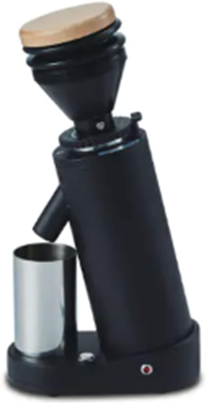 Electric Coffee Grinder Conical Burr Automatic Small Coffee Bean Grinder Titanium Alloy Coffee Maker With Brush For Drip, French Press, Pour Over, Turkish Coffee (Black)