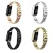 Ersatzbänder kompatibel für Fitbit Luxe/Special Edition Uhr, Uhrenarmband Metallarmband Wirst Band für Damen Herren, 1 Stück (gold)