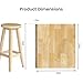 Unfinished Birch Solid Hardwood Butcher Block Countertop Cutting Board for DIY, Wood Table Top, Washer Dryer Counter Top, Butcher Block Work Bench Top for Desk 2ft. L x 25
