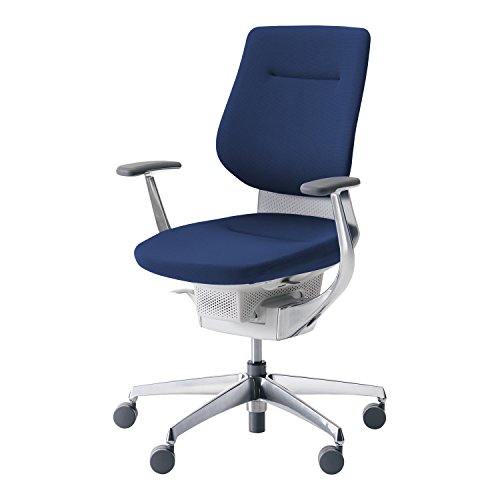 コクヨ イング イス ネイビー クッションタイプ デスクチェア 事務椅子 座面が360°動く椅子 CR-GA3243E1G4T7-VN 【ラクラク納品サービス】