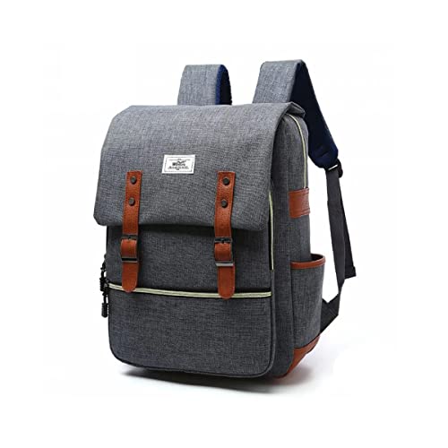 TOKSHOP Mochila Notebook Feminina impermeável de 15.6 Polegadas Executiva Resistente com Costado Ergonômico e Detalhes em Couro Mochilinha Feminina