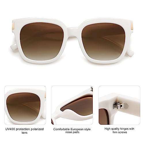 Image of SOJOS Polarized Sunglasses for Women Men Trendy Square Large Sun Glasses SJ2149