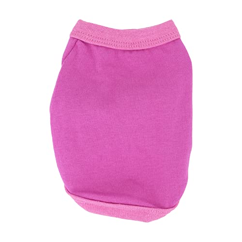 Lophipets 100% Cotton Dog Tee Shirt For Small Dogs Teacup Chihuahua Yorkie Puppy Clothes-Purple/Xs #TOP3