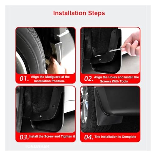 Garde-Boue Kia EV6 CV Finition Moulée Haute Résistance Pack Complet - 6