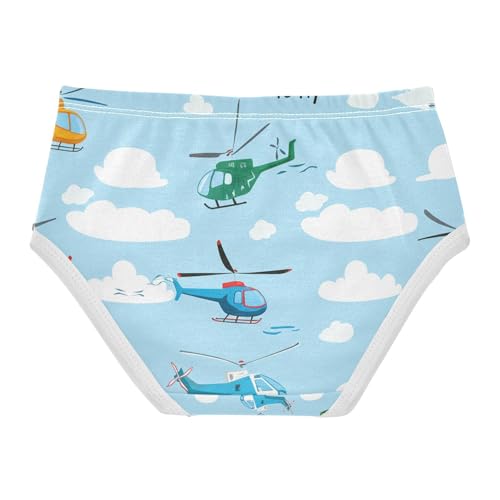 Colorful Helicopters Toddler Girls's Underwear 2T 202c12142
