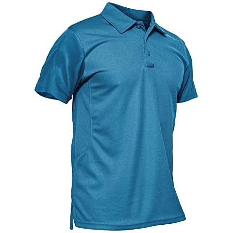 KEFITEVD Men's Quick Dry Polo Shirt Cover