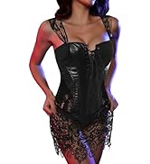 Damen Korsett Top - Vollbrust Corsage Mit Verstellbaren Trägern