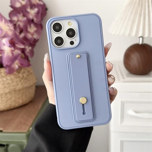 Coque iPhone 14 Pro Bleu Brume protection magnétique couleurs pures