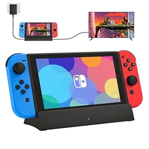 Upgrade TV Docking Station for Switch,Docking Station with 4K 1080P HDMI and USB 3.0 Port,Replacement for Official Switch Dock