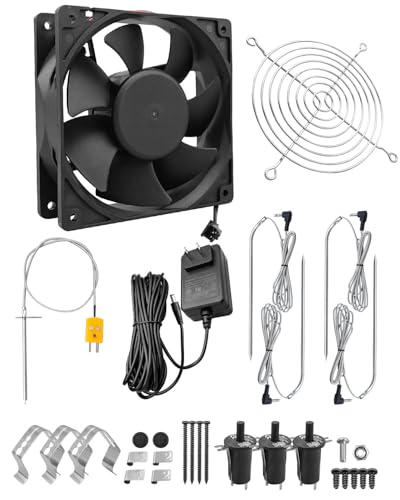 Hopper Lid Door Switch Temperature Probe Fit for Masterbuilt Gravity Series 560/800/1050 XL Digital Charcoal Grill + Smoker, Replace 9904190041
