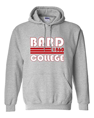 CreateMyTee Retro Bard College Unisex Hooded Sweatshirt - Bard Raptors Apparel