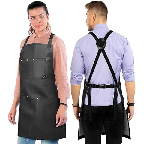 Under NY Sky Vegan Leather Apron Cover