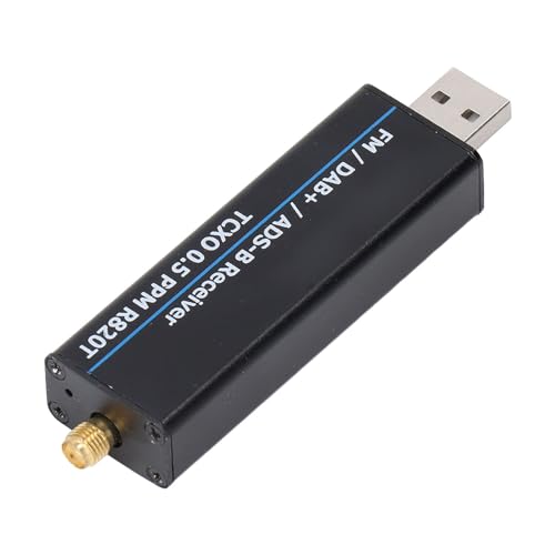 Récepteur Radio SDR, 100 KHz à 1766 MHz, TCXO Haute précision 0,5 ppm, Alliage Aluminium, Connexion USB pour Amateurs de Radio