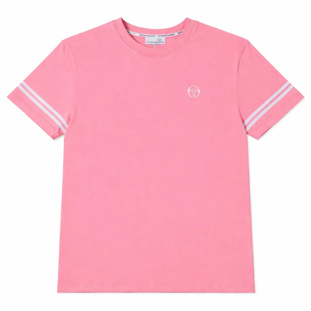Sergio Tacchini Grello T-Shirt Geranium Pink/White