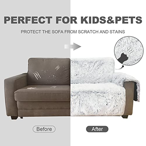 Snugglesinto Quilted Cover For Sofa And Furniture,Easy-To-Install Water Resistant Slipcover, Advanced Non-Slip Furniture Protector For Kids,Dogs,Cats. (Sofa Style,Magic Gray) #TOP3