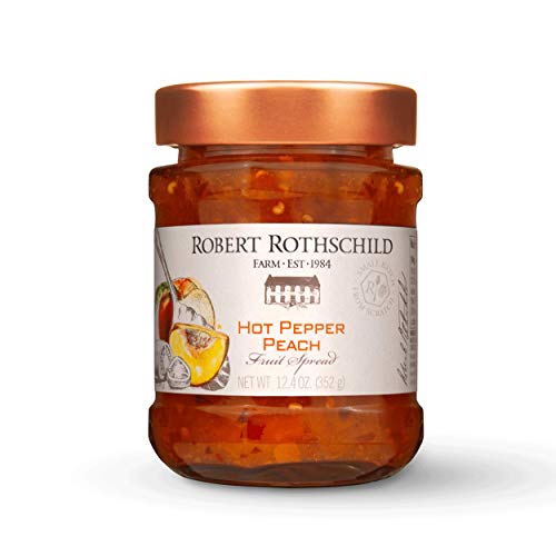 Robert Rothschild Farm Hot Pepper Peach Gourmet Preserves and Spread, 12.4 Ounces